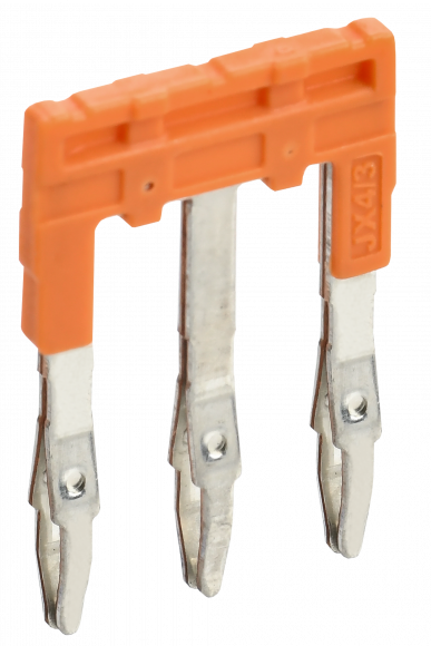 IEK Перемычка гребенчатая для колодки клеммной CP 4мм2 3PIN IEK, YCT20-00-K03-004-EC-3P