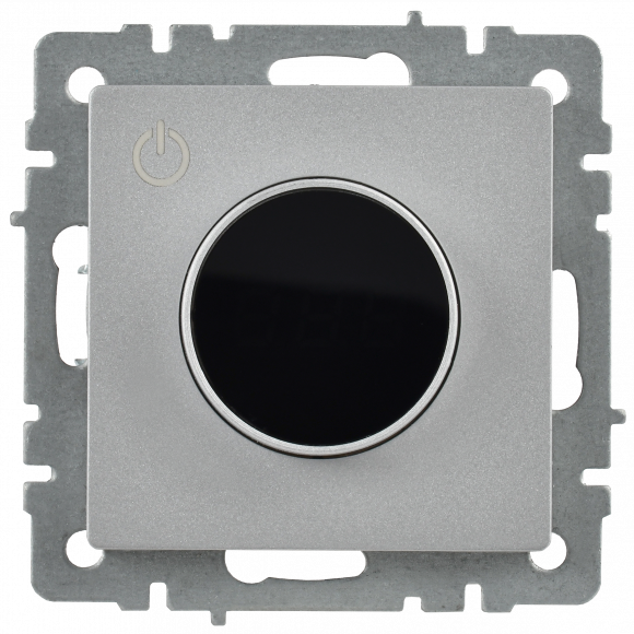 IEK BRITE Термостат электронный с индикацией ТС10-1-БрА алюминий , BR-RT11-K47