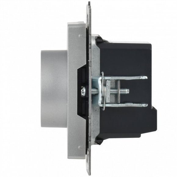 IEK BRITE Термостат электронный с индикацией ТС10-1-БрА алюминий , BR-RT11-K47