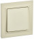 IEK BRITE Выключатель 1-клавишный 10А в сборе ВСР10-1-0-БрКр бежевый , BR-V10-0-10-K10-F