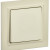 BRITE Выключатель 1-клавишный 10А в сборе ВСР10-1-0-БрКр бежевый IEK, BR-V10-0-10-K10-F