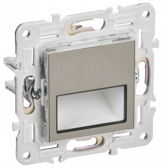 IEK SKANDY Подсветка LED встраиваемая SK-L01N металл никель , SK-FL20-K50