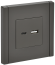 IEK FORTE&PIANO Розетка USB A+C 3,1А FP350 серый , FP-U22-D31-K03
