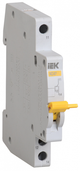 IEK Контакт состояния КС47 новая серия на DIN-рейку IEK, MVA01D-KS-1