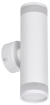IEK LIGHTING Светильник 4009 накладной настенный под лампу 2хGU10 белый IEK, LT-UBB0-4009-GU10-2-K01
