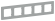 IEK FLITE Рамка 5-местная РУ-5-К-ФлС серый IEK, FI-M52-32-20-K03, Classic