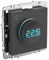 BRITE Термостат электронный с индикацией ТС10-1-БрГ графит , BR-RT11-K53