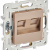 SKANDY Розетка компьютерная двойная RJ45 кат.5E SK-K03Sa песочный IEK, SK-K20-1-K98