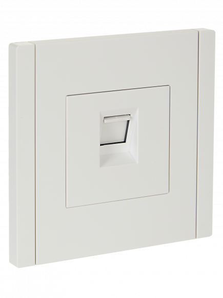 IEK FORTE&PIANO Розетка компьютерная RJ45 кат.6 FP231 белый IEK, FP-K10-2-K01
