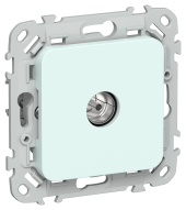 FLITE Розетка TV экранированная оконечная тип M РТВм-1-1-1-ФлХЛ холодный лед IEK, FI-A13-O-K94