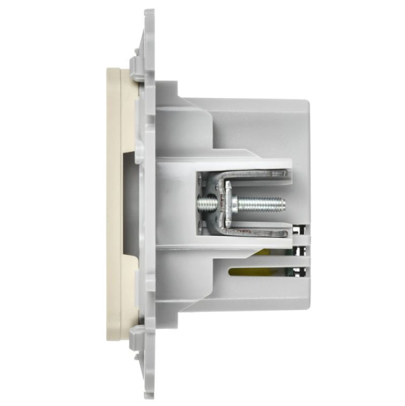 IEK FLITE Розетка USB A+A 3,1А РЮ-2-ФлСл сливочный IEK, FI-U21-D31-K86