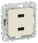 IEK FLITE Розетка USB A+A 3,1А РЮ-2-ФлСл сливочный IEK, FI-U21-D31-K86