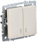 IEK BRITE Выключатель 2-клавишный с индикацией 10А ВС10-2-1-БрКр бежевый IEK, BR-V20-1-10-K10 IEK BRITE Выключатель 2-клавишный с индикацией 10А ВС10-2-1-БрКр бежевый IEK, BR-V20-1-10-K10