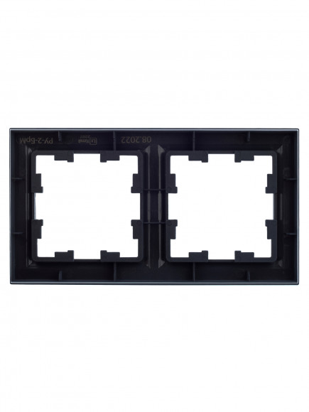 IEK BRITE Рамка 2-местная РУ-2-БрМ маренго , BR-M22-K35