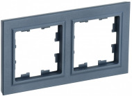 BRITE Рамка 2-местная РУ-2-БрМ маренго , BR-M22-K35