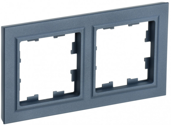 IEK BRITE Рамка 2-местная РУ-2-БрМ маренго IEK, BR-M22-K35