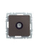 IEK BRITE Розетка TV проходная РТВ10-0-БрТБ темная бронза IEK, BR-A10-P-K45