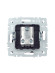 IEK BRITE Розетка TV проходная РТВ10-0-БрТБ темная бронза IEK, BR-A10-P-K45