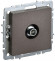 IEK BRITE Розетка TV проходная РТВ10-0-БрТБ темная бронза IEK, BR-A10-P-K45