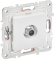 IEK SKANDY Розетка TV оконечная SK-A12W арктический белый , SK-A10-O-K01