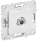 IEK SKANDY Розетка TV оконечная SK-A12W арктический белый , SK-A10-O-K01