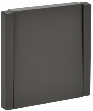 FORTE&PIANO Выключатель 1-клавишный самовозвратный 10А FP310 серый , FP-V14-0-10-1-K03