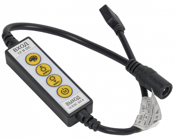 IEK Контроллер без ПДУ К RGB 3 канала 12В 2А 72Вт IEK, LSC2-RGB-072-K-20-12-W