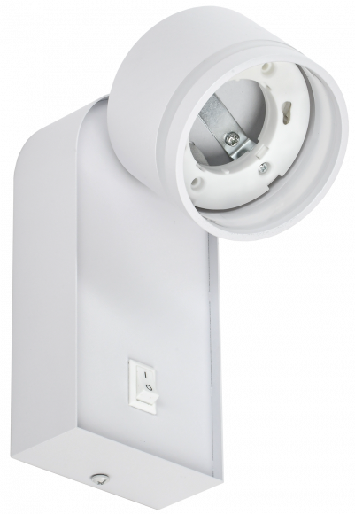 IEK LIGHTING Светильник 4035 накладной настенный под лампу GX53 белый IEK, LT-UBB0-4035-GX53-1-K01