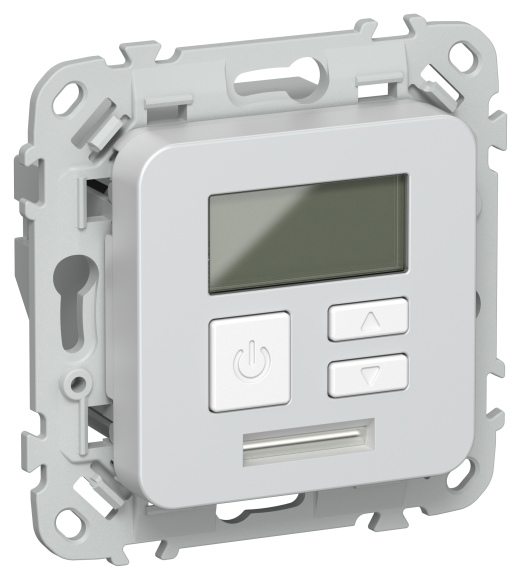 IEK FLITE Термостат электронный с дисплеем 16А Т-ФлЖ жемчуг IEK, FI-RT11-K36