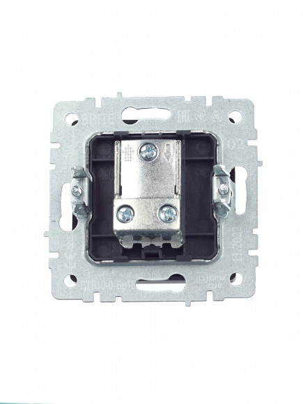 IEK BRITE Розетка TV проходная РТВ10-0-БрЧ черный IEK, BR-A10-P-K02