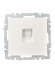 IEK BRITE Розетка компьютерная RJ45 кат.6 РК11-БрЖ жемчуг , BR-K10-2-K36