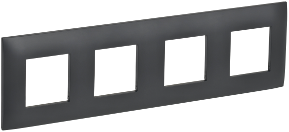 IEK SKANDY Рамка 4-местная SK-F04T титан , SK-M42-K48