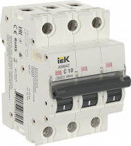 ARMAT Автоматический выключатель M06N 3P C 10А IEK, AR-M06N-3-C010