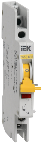 Контакт состояния КС47-60М на DIN-рейку для ВА47-60M IEK, MVA31D-KS-1