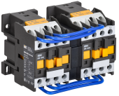 Контактор КМИ-10930 реверс 9А 230В/АС3 2NO IEK, KKM13-009-230-20-1