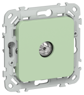 FLITE Розетка TV экранированная оконечная тип M РТВм-1-1-1-ФлФ фисташковый IEK, FI-A13-O-K93