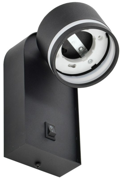 IEK LIGHTING Светильник 4035 накладной настенный под лампу GX53 черный IEK, LT-UBB0-4035-GX53-1-K02