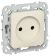 IEK FLITE Розетка без заземления без защитных шторок 10А РС01-0-ФлСл сливочный IEK, FI-R10-10-K86