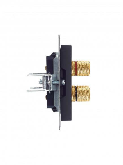 IEK BRITE Аудиорозетка 4-местная РА10-БрГ графит , BR-S40-K53