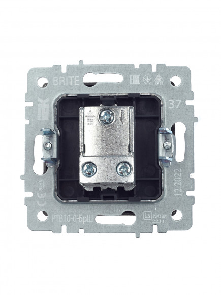 IEK BRITE Розетка TV проходная РТВ10-0-БрШ шампань , BR-A10-P-K37