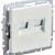 BRITE Розетка компьютерная двойная RJ45 кат.6 РК11-2-БрЖ жемчуг IEK, BR-K20-2-K36