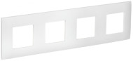 SKANDY Рамка 4-местная SK-F04W арктический белый , SK-M42-K01