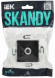 IEK SKANDY Розетка TV проходная SK-A17Bl черный , SK-A10-P-K02