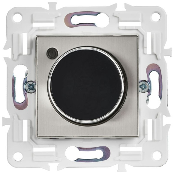 IEK SKANDY Термостат электронный с индикацией SK-T01N металл никель , SK-RT11-K50