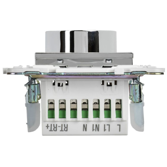 IEK SKANDY Термостат электронный с индикацией SK-T01N металл никель , SK-RT11-K50