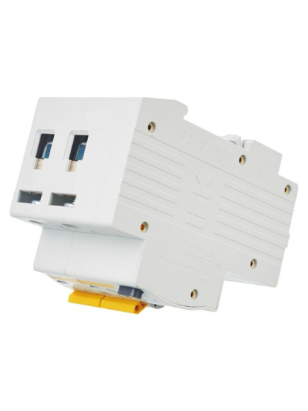 IEK KARAT Дифференциальный автомат АД12 2P 50А 100мА тип AC IEK, MAD10-2-050-C-100