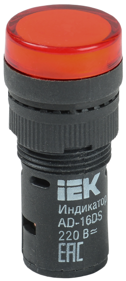 IEK Лампа AD16DS(LED)матрица d16мм красный 230В AC/DC IEK, BLS10-ADDS-230-K04-16 IEK Лампа AD16DS(LED)матрица d16мм красный 230В AC/DC IEK, BLS10-ADDS-230-K04-16