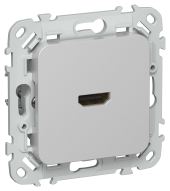 FLITE Розетка HDMI РШДМА-ФлА алюминий IEK, FI-H10-K47