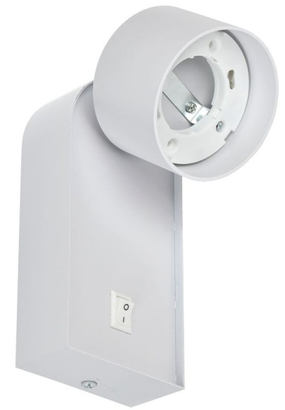 IEK LIGHTING Светильник 4041 накладной настенный под лампу GX53 белый IEK, LT-UBB0-4041-GX53-1-K01