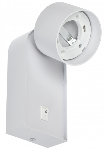 IEK LIGHTING Светильник 4041 накладной настенный под лампу GX53 белый IEK, LT-UBB0-4041-GX53-1-K01